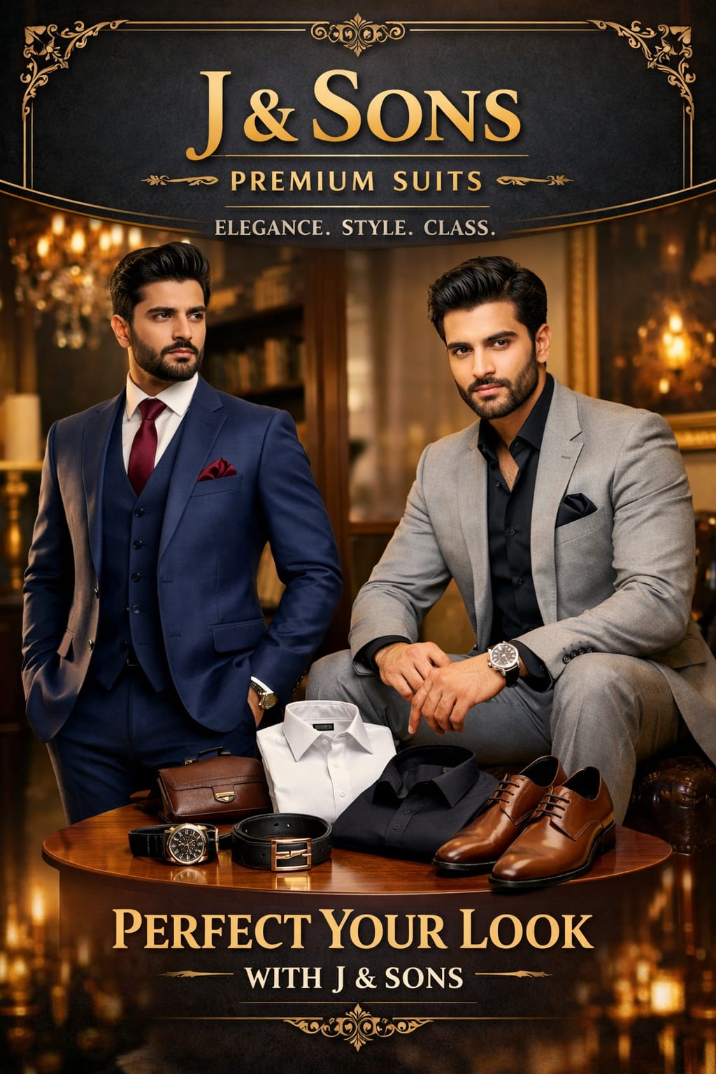 3 piece suit for party and casual