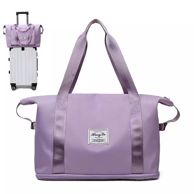 large capacity folding travel bags waterproof luggage tote hand bag travel duffle bag gym yoga storage shoulder bag for man and woman