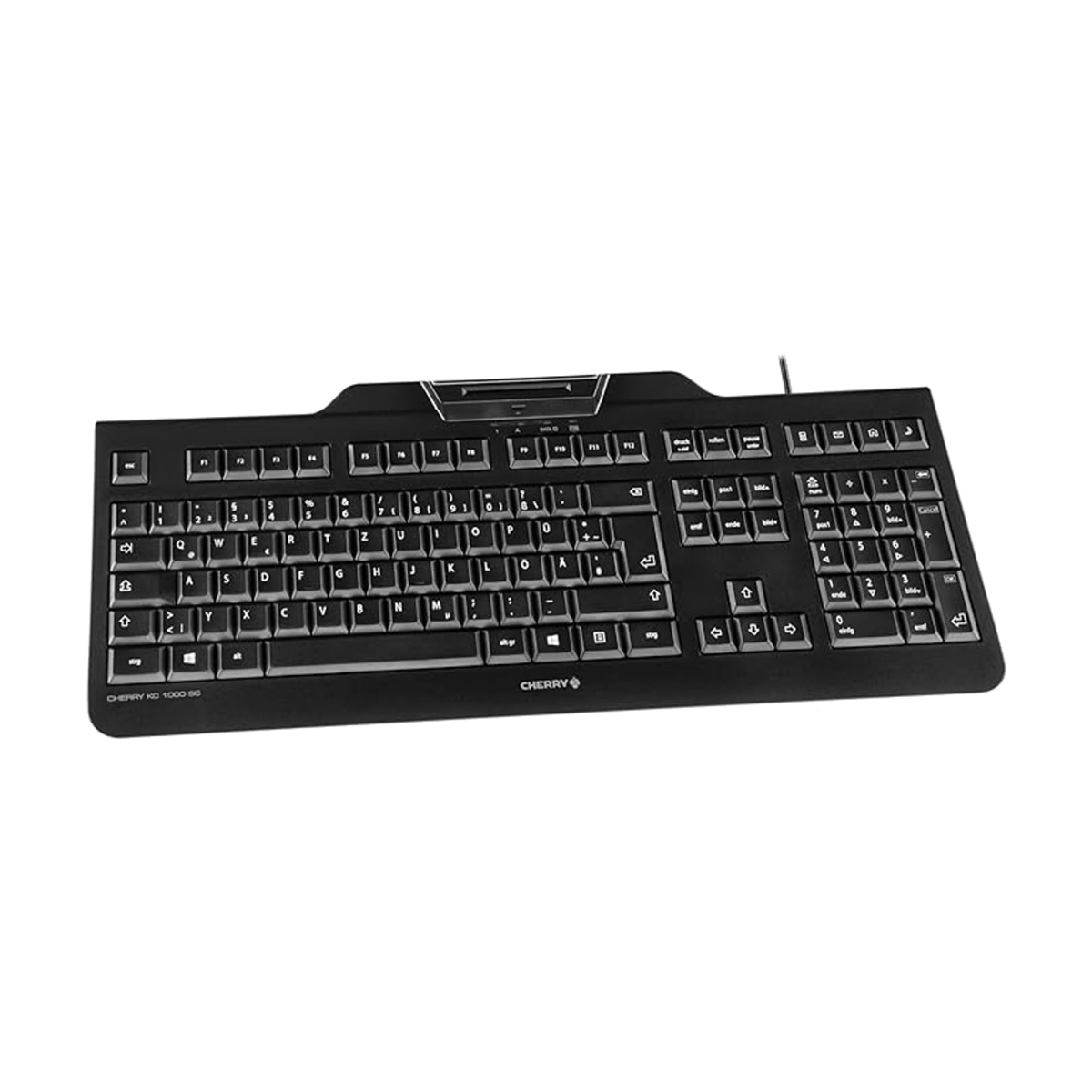 Cherry KC 1000 SC Intelligent Security Keyboard USB Smart Card Reader For Office And Banking Reliable Performance For Daily Use