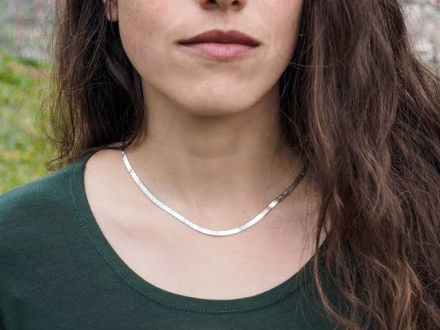 Silver Snack Chain 22 INCHES Regular Use Long Lasting For Men And Women