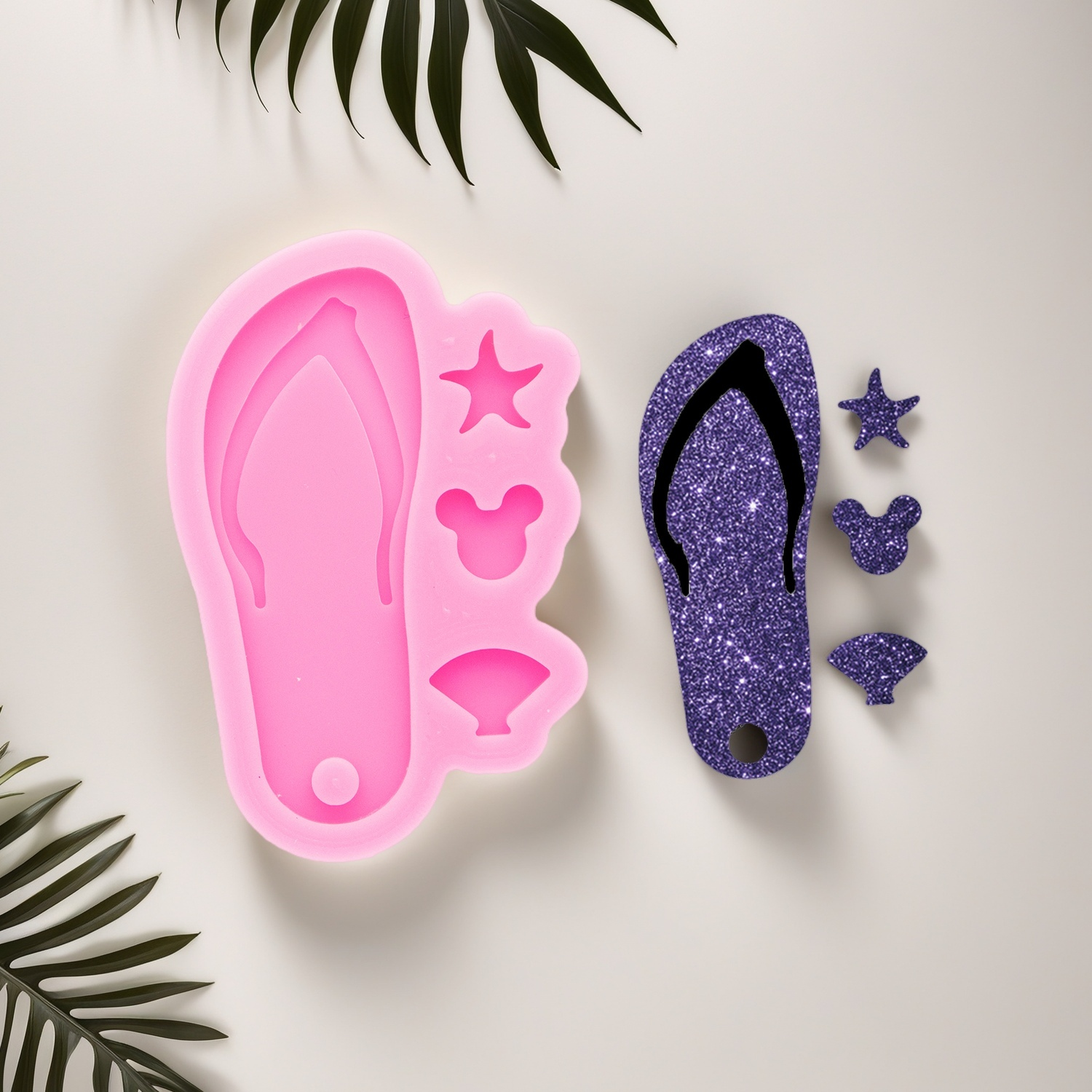 Silicone Crocs Mold Epoxy Resin Jewelry Making Molds DIY Charms Pendant Shoes Mould Creative Jewelry Craft