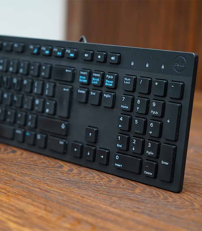 Dell Keyboard For Pc Usb 3.0 Soft Click Keyboard Easy Soft Hand Grip Keyboard Wired 2m long Soft Click Keys Keyboard USB 3.0 Connectivity Keyboard price in Pakistan