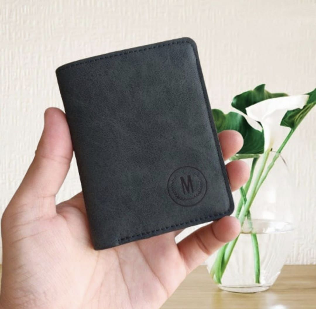 M Brand Very High Quality Decent Size Wallet For Mens