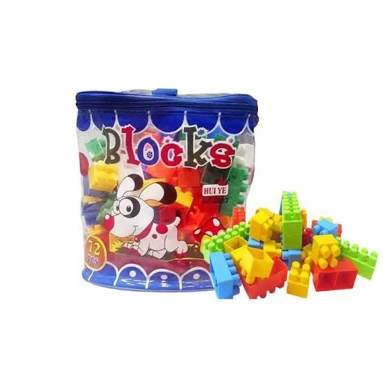 Pack Of 51 Pes Mini Building Blocks High Quality Plastic Building Blocks For Kids Building Blocks With Pouch Fun and Leard