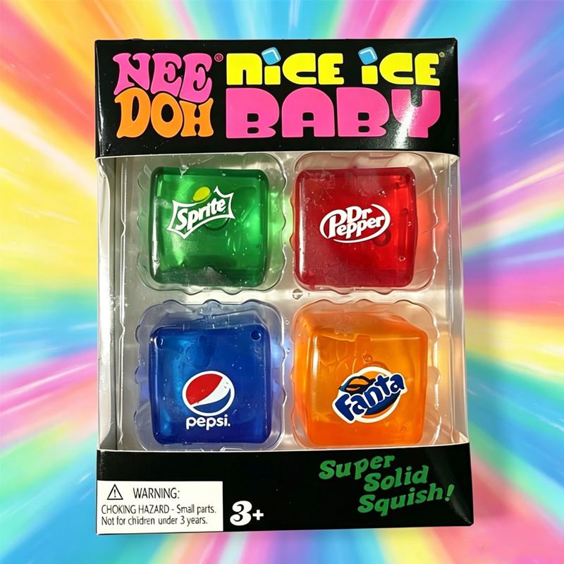 New Set /Squishy Needoh /Nice Cube Schylling /Sensory Stress Reliever Fidget Tool Toy Anxiety Focus Sensory Cube Adults Kid 