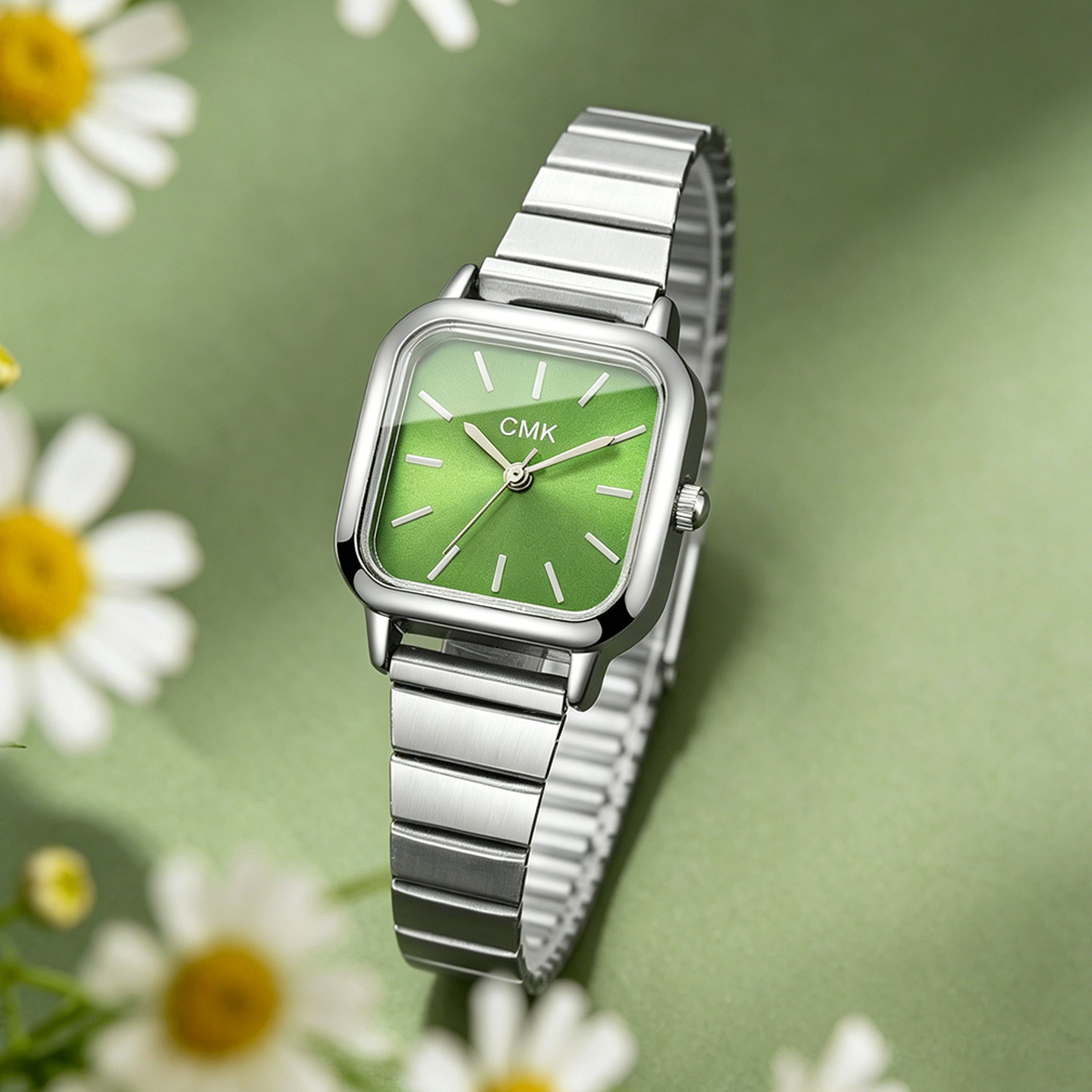 Fashion Ultra-thin Strap Women Watches Ladies Square Quartz Wristwatch Clock Reloj Mujer（Without Box）