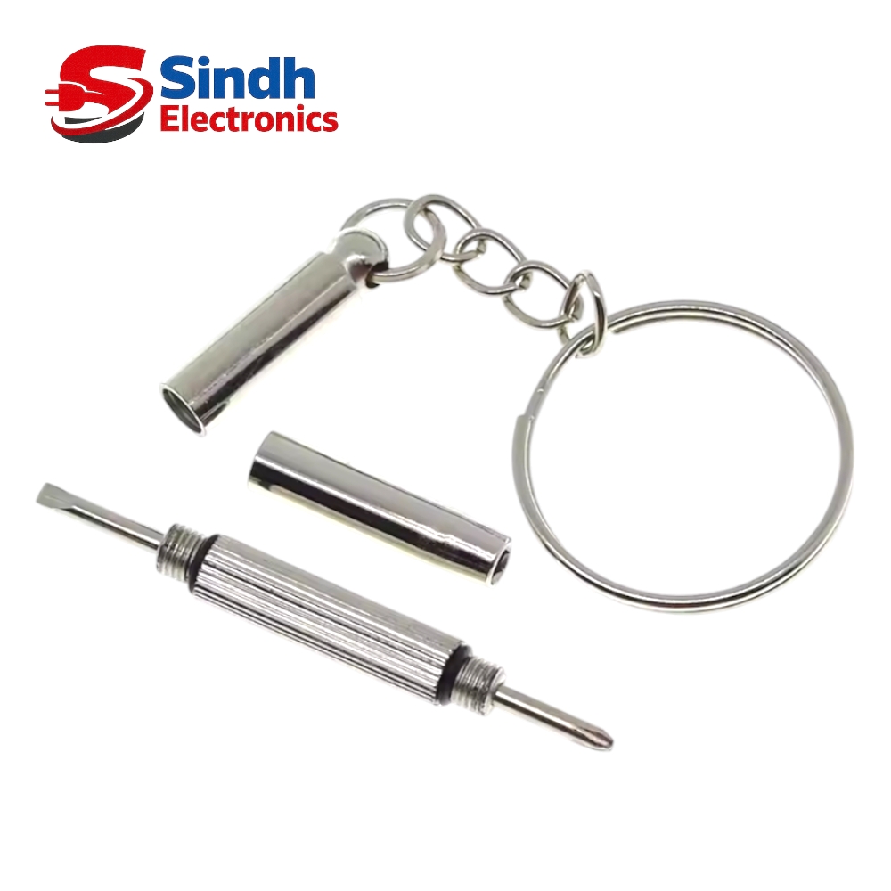 Mini 3-In-1 Screwdriver Key chain Metal Tool Set For Repair Glasses Mobile Watch