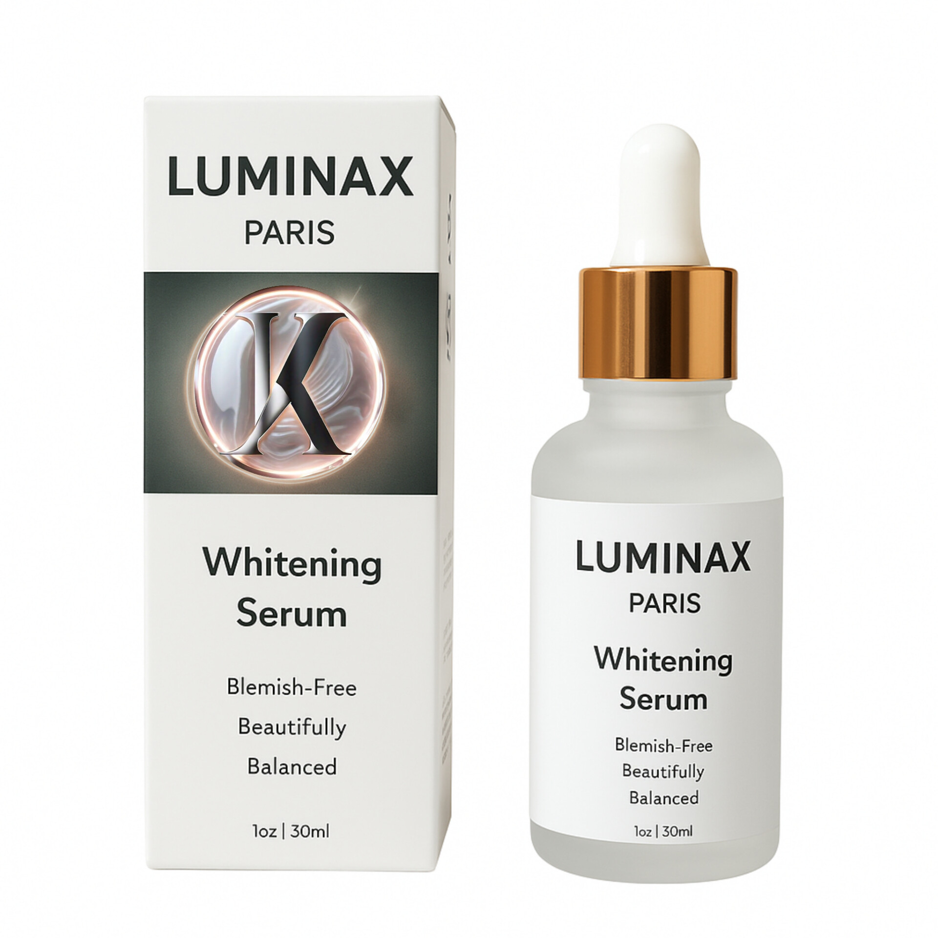 Luminax Paris Premium Whitening skin Serum for All Skin Types - Brightening & Glowing skin