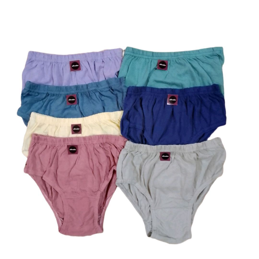 Pack of 4 Soft Cotton Hosiery Casual Underwear Panties for Women & Girls - Comfortable, Multi-Color