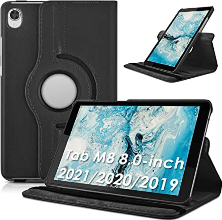 LENOVO M8 HD 8" INCH ROTATE BOOK COVER FOR LENOVO M8 HD TB-8505 TB-8705 8" D TAB D 42A COVER CASES