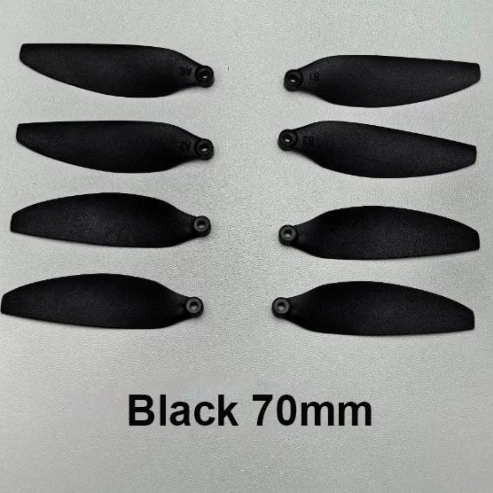 Universal Folding Propeller Plastic 58/64/66/70mm Quadcopter Spare Blade Black Coffee Remote Control Parts Blade Accessories
