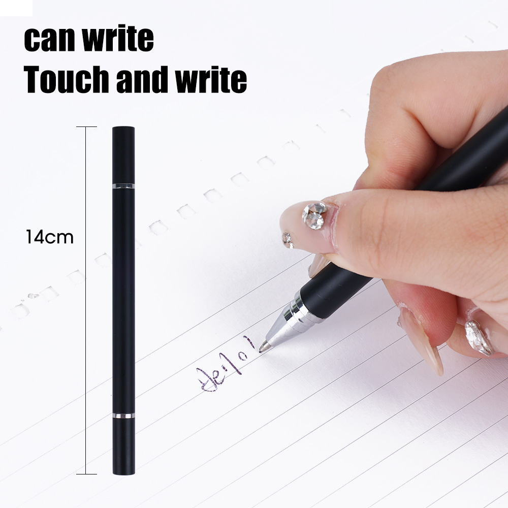 2 In 1 Stylus Pen For Mobile Phone Tablet Drawing Capacitive Pencil Universal Touch Screen Pen for All Touchscreen Devices Android Tablet  Best Stylus pen for IOS Android and Windows Na Imports