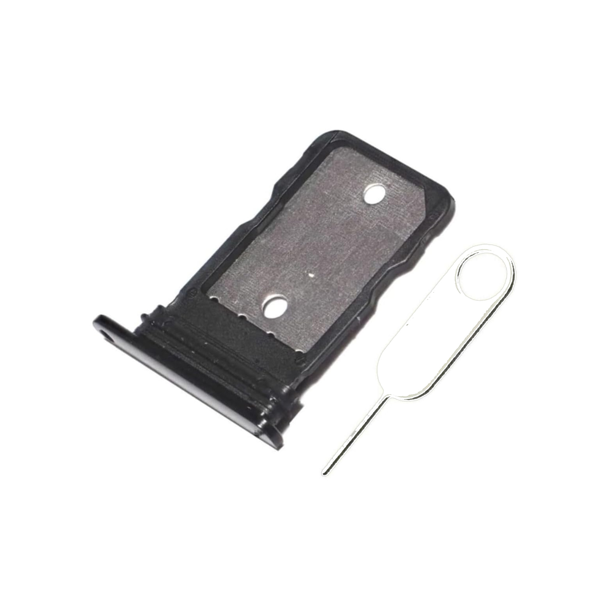 Black Sim Slot Tray for Google Pixel 6 Pro - High Precision Metal Repair Part