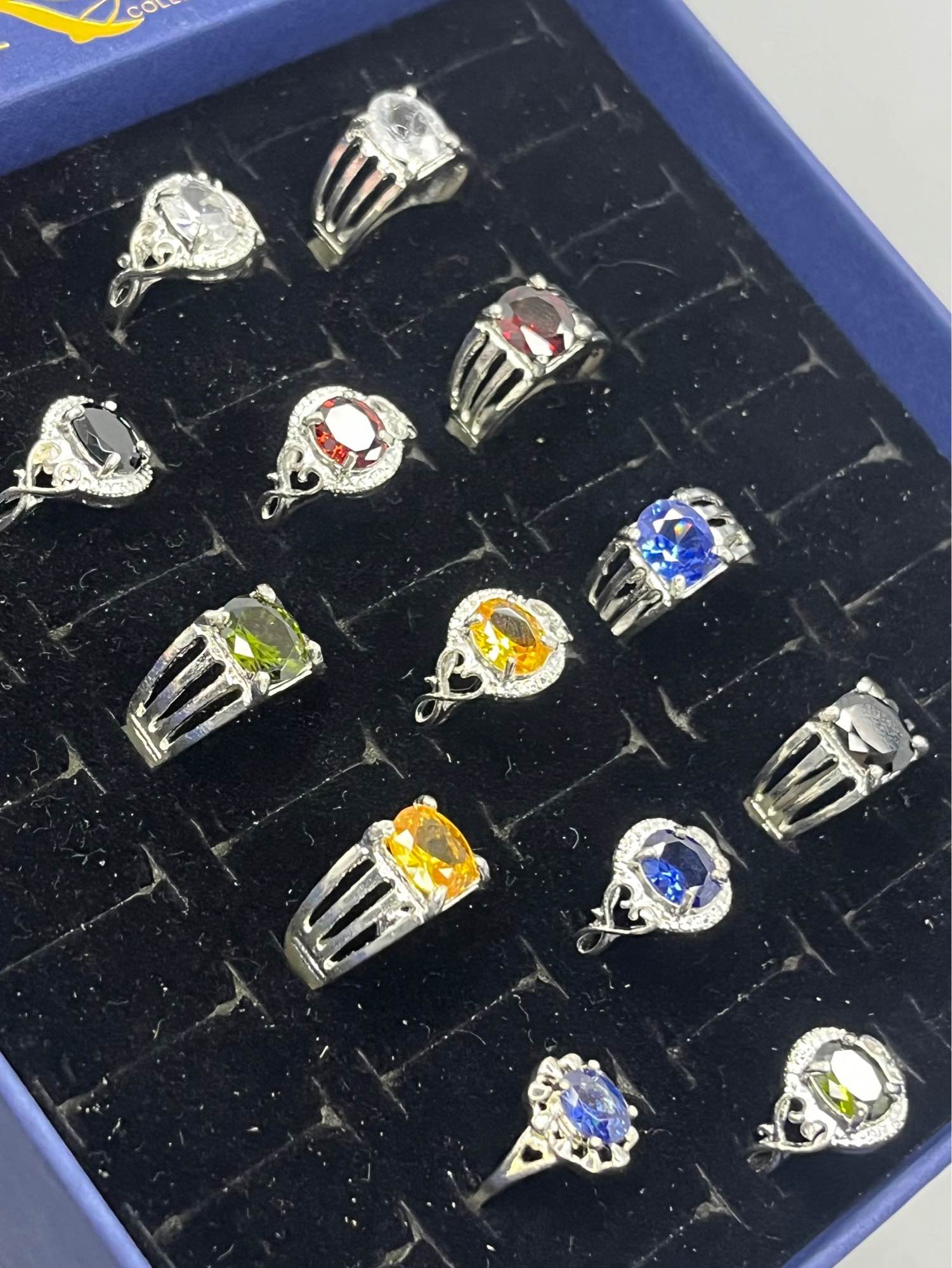 Original Multi Colour Zircon Gemstone Ring for Ladies & Gents | Zircone Stone Ring | zircone Gemstone | Zircon Stone | Nag | Nageena |Adjustable Fashion Ring | Gift for Men & Women