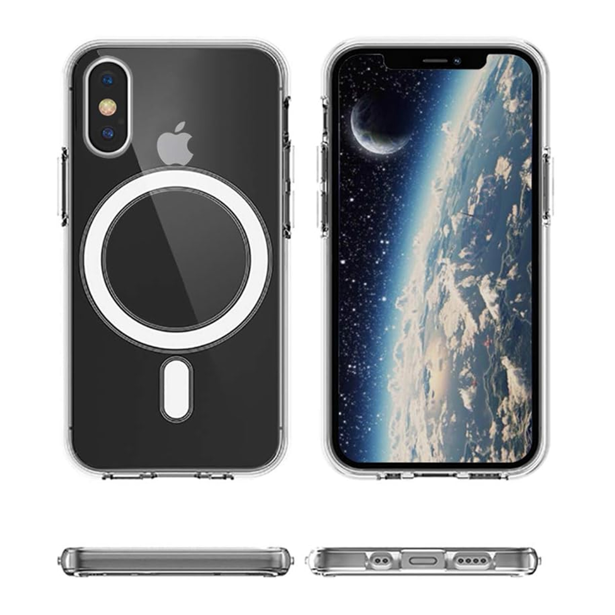Apple iPhone X Series Magnetic MagSafe Compatible Protective Clear