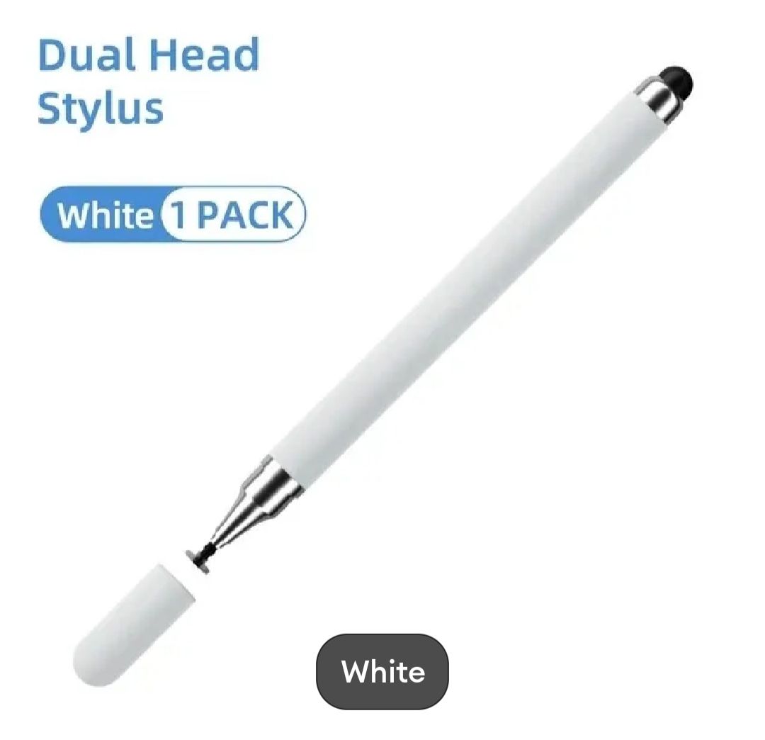 2 In 1 Stylus Pen For Cellphone Tablet Capacitive Touch Pencil For Smart Phone Layor| 2 in 1 Universal Stylus Pen for Tablet Mobile Phone Pad Screen Podazz Double-headed Silicone Disc Drawing Tablet Phone Capacitor Pen