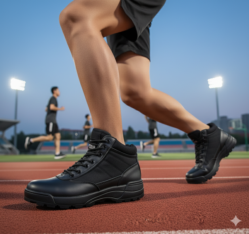 Men's Black Shoes, formal , casual sober , Style , Simple Fashion.unisex Article for Male, Female both, Combat SWAT Low Hight / low ankle Boots