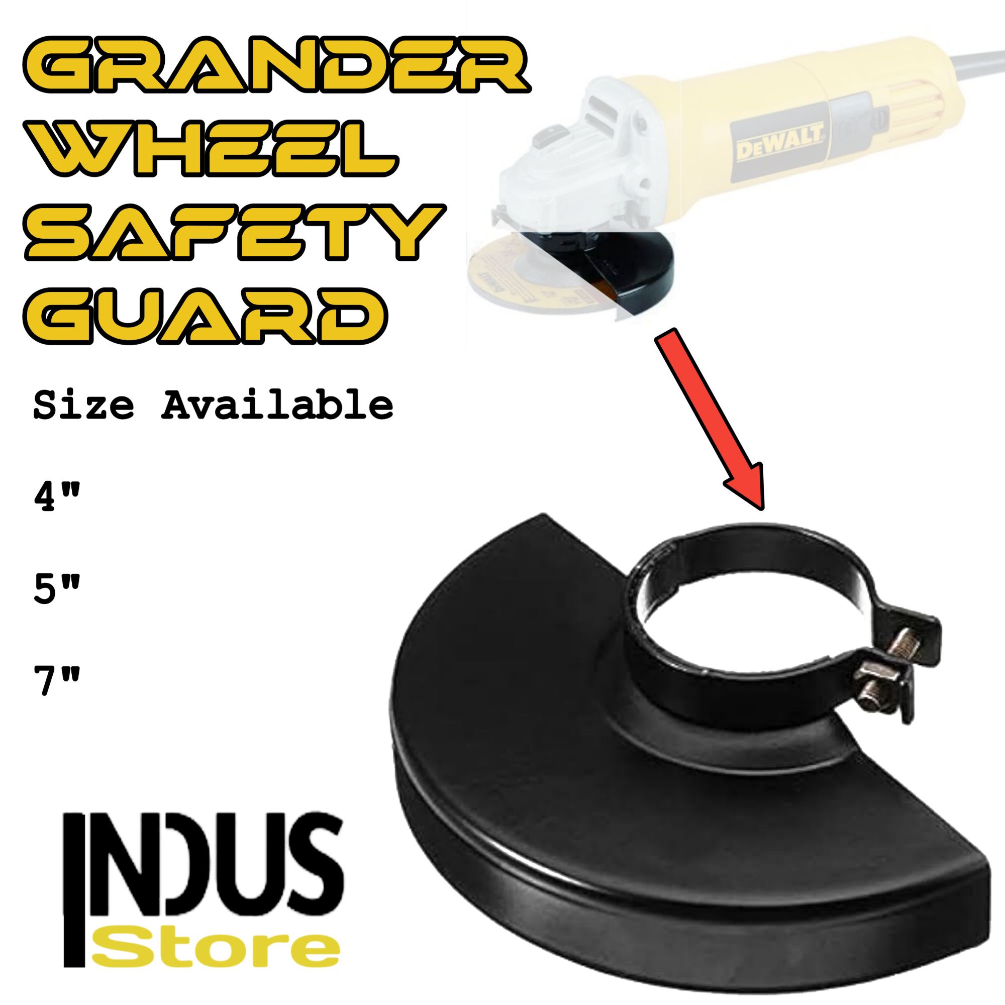 Angle Grander wheel safety Guard | Daraz.pk