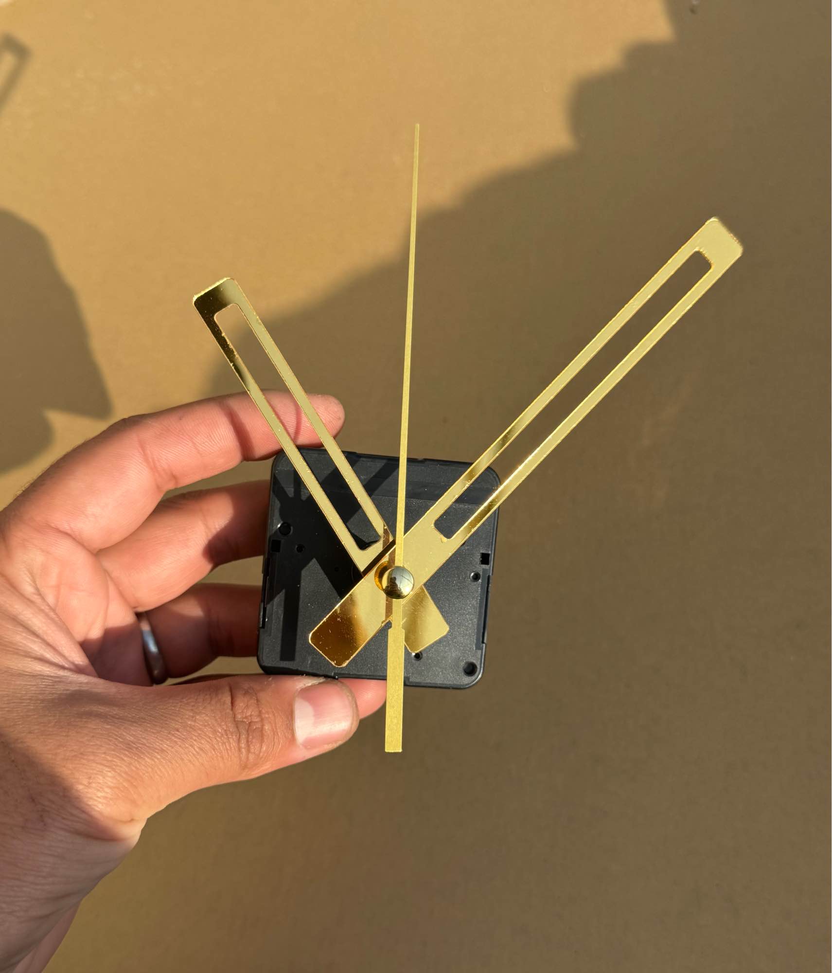 Acrylic clock hands |golden acrylic clock needles for resin clock | resin clock accessories |silver plastic clock time needles