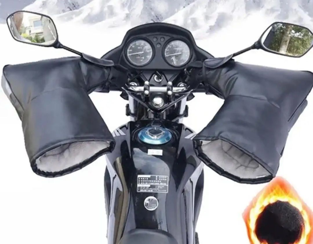 Motorcycle cold weather handlebar covers on sale