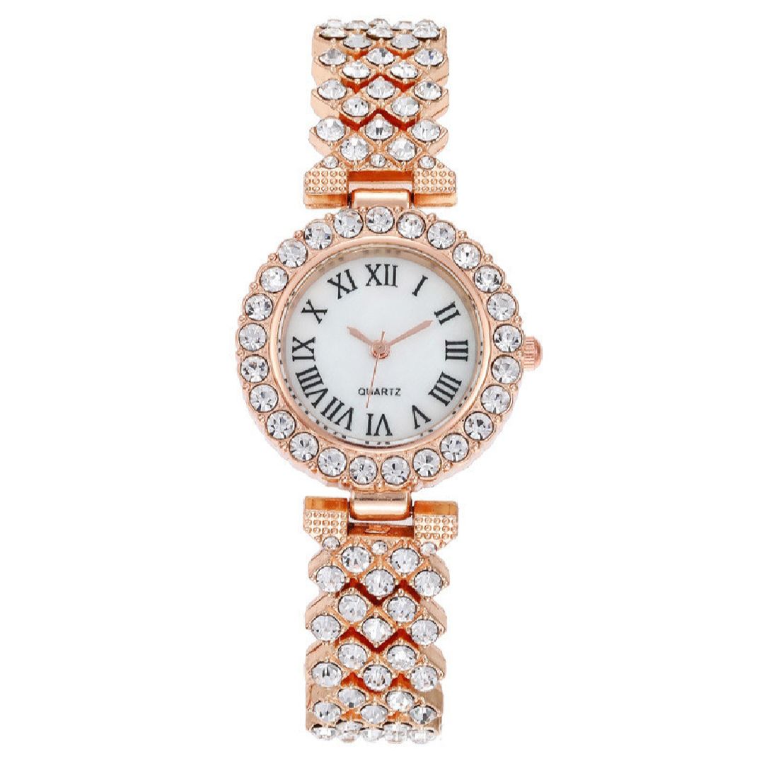 Watch - Fashion Square Watch Women Silver Watches Stainless Steel Band Quartz Wristwatches Ladies with bracelet set | Round watch | Rectangular Watch