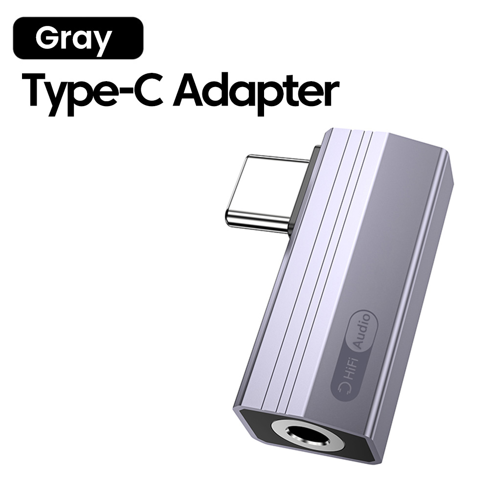 USB Audio Adapter USB A/Type-C to 3.5mm Jack Elbow Digital Audio Connector For iPhone 15-17 Cellphones Tablet Laptop PC Computer