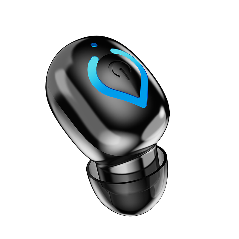 Mini Bluetooth Headset Single Wireless Earphone Music Earpiece for Cellphones Computer