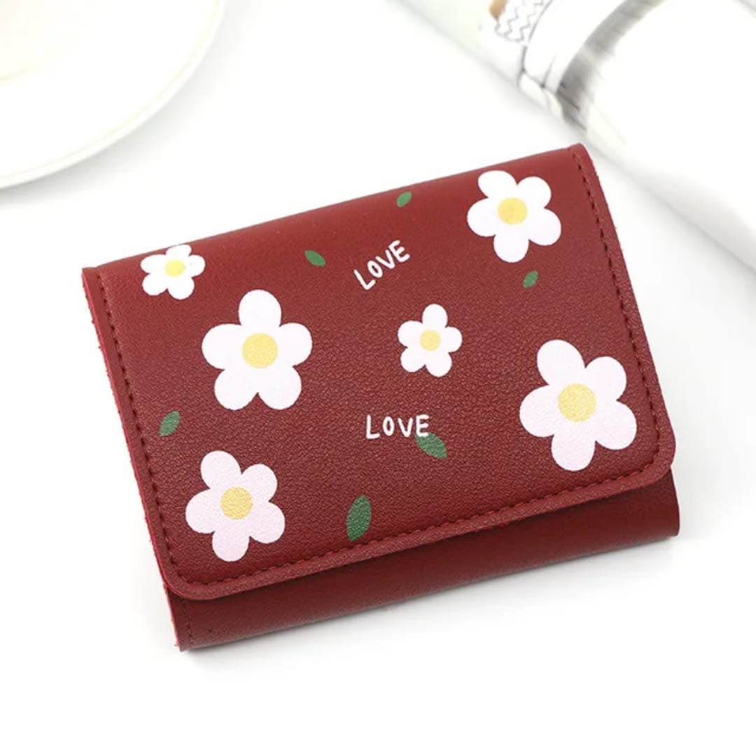 Crocodile Pattern PU Leather Tri-Fold Wallet