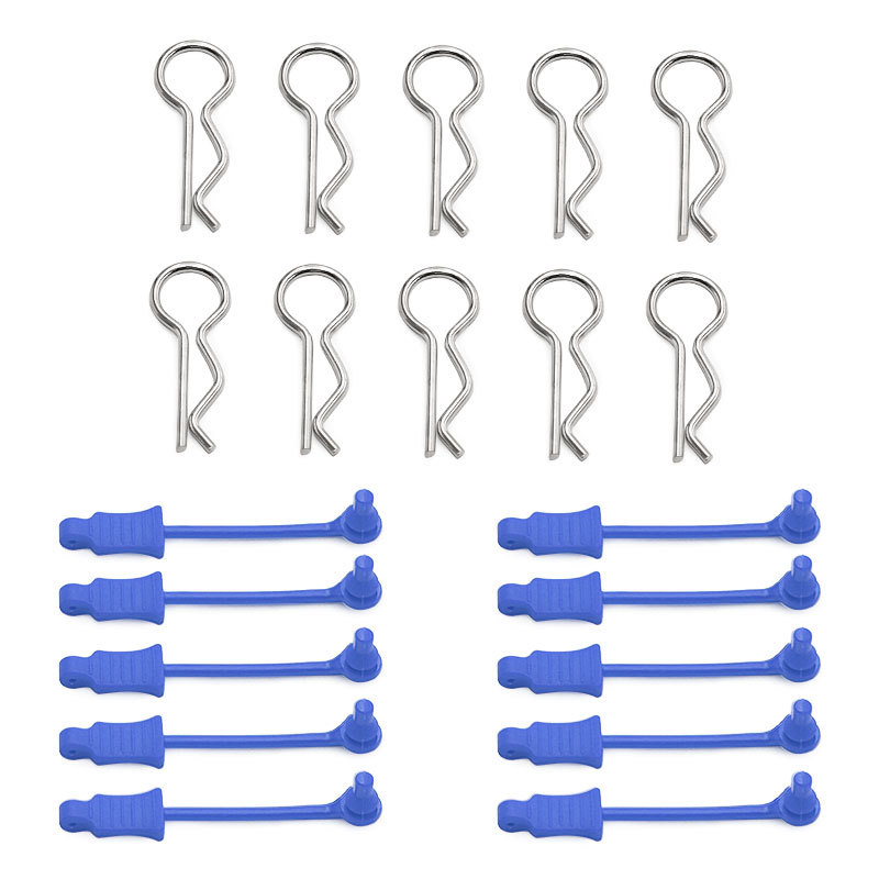 10PCS New RC Crawler Car R-Type Body Clips Replacement Parts for 1/10 1/12 1/14 TRAXXAS ARRMA