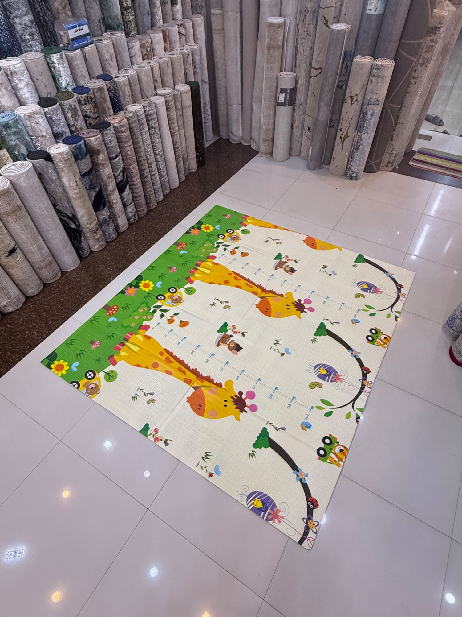 Baby Play mat,  (6X6.5 Ft) Extra Large & Thick Foam Crawling mat, Reversible & Waterproof Baby Mat for Infants, Toddlers, Kids Indoor Outdoor, Portable playmat for Babies with Travel Bag