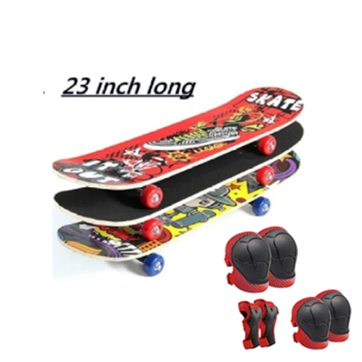 Premium Quality Skate Board For Adult Large 23 inch With Safty Pads