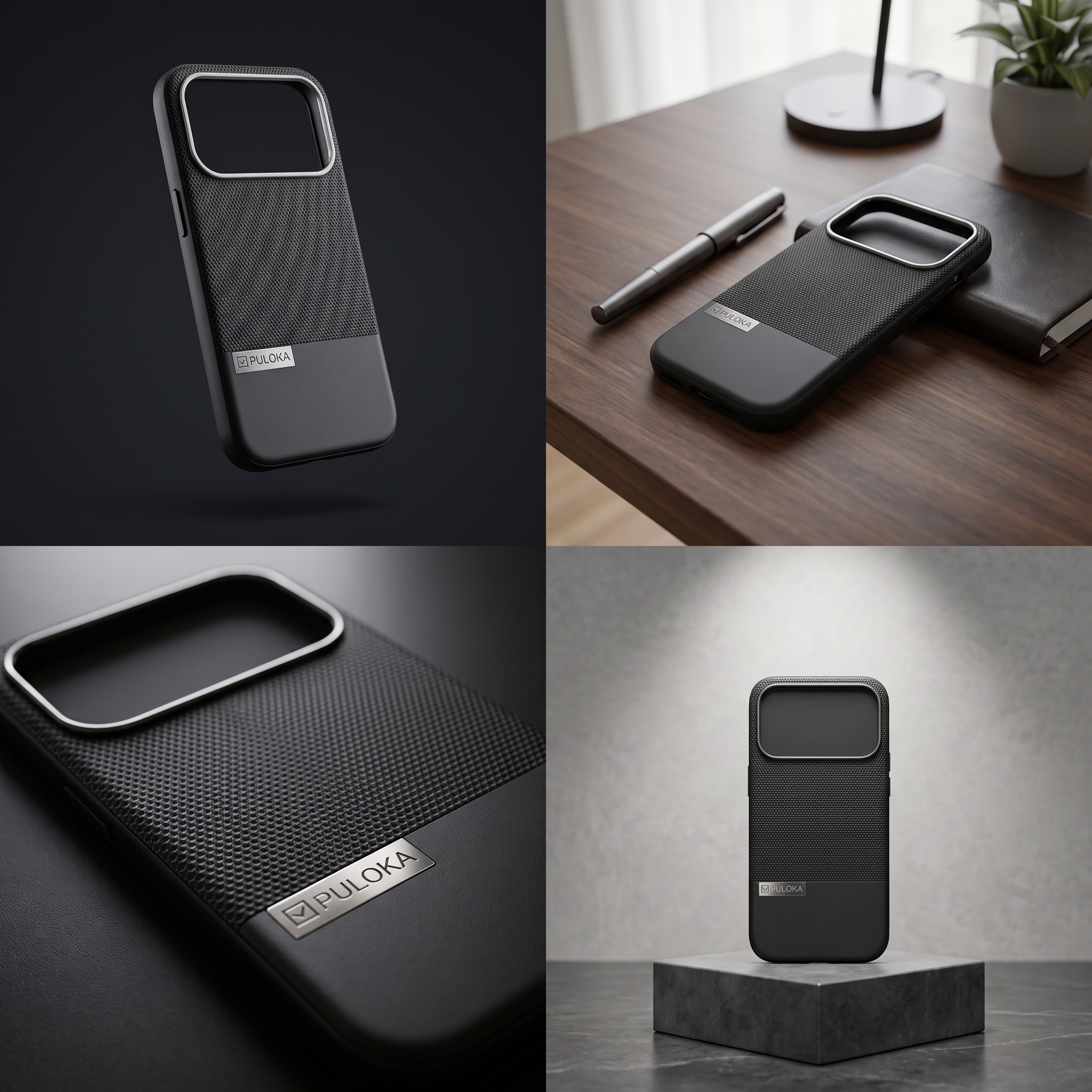 Premium Leather Texture Protective Case for 17 PM - Phone Cases