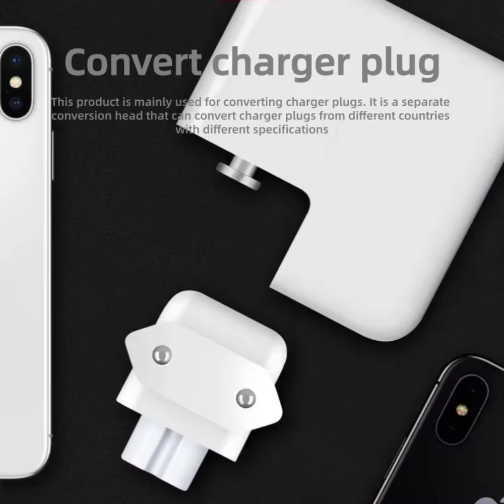 World Travel Plug - US AU UK EU AC Power Wall Plug Duck Head For MacBook Pro Air Adapter Charger Adapter
