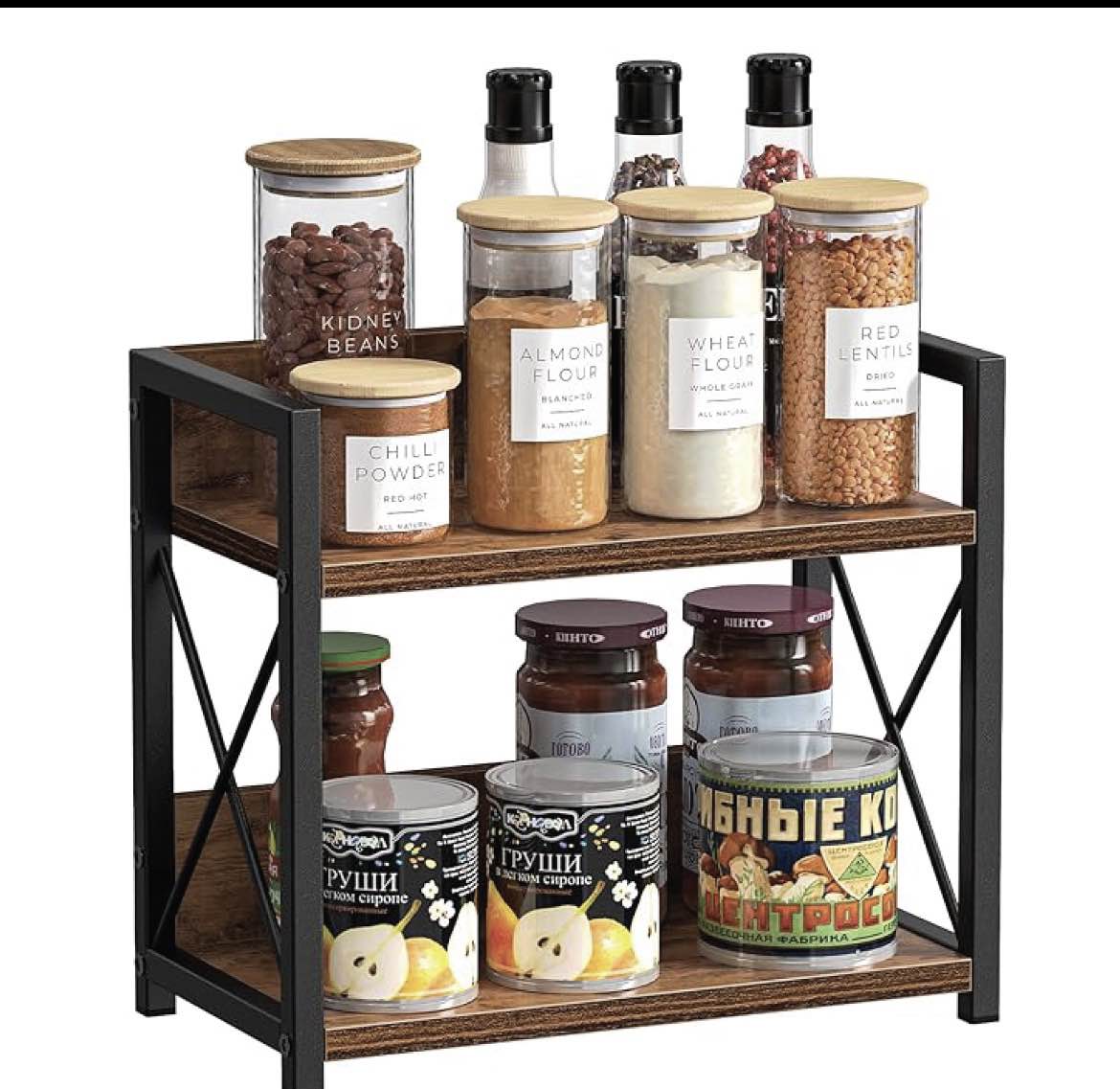 2 Layer Storage Shelf Rack – Multipurpose Organizer for Kitchen, Office & Home