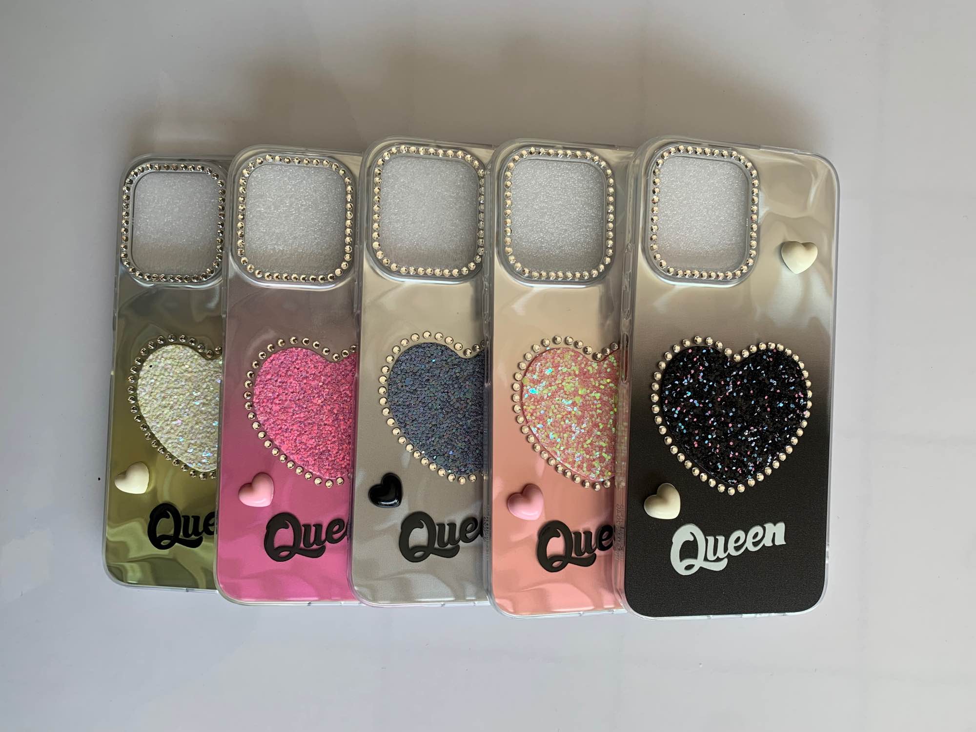Infinix Smart 20 Ladies Fancy Beads and Stones Back Cover for Girls IS20