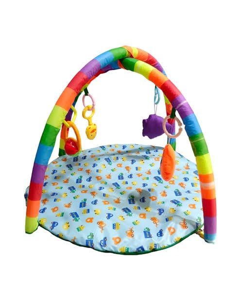 New Born Baby Play Gym With Hanging Rattles Born Baby Indoor Game Colorful Rattles Bqby Play Gym Matt