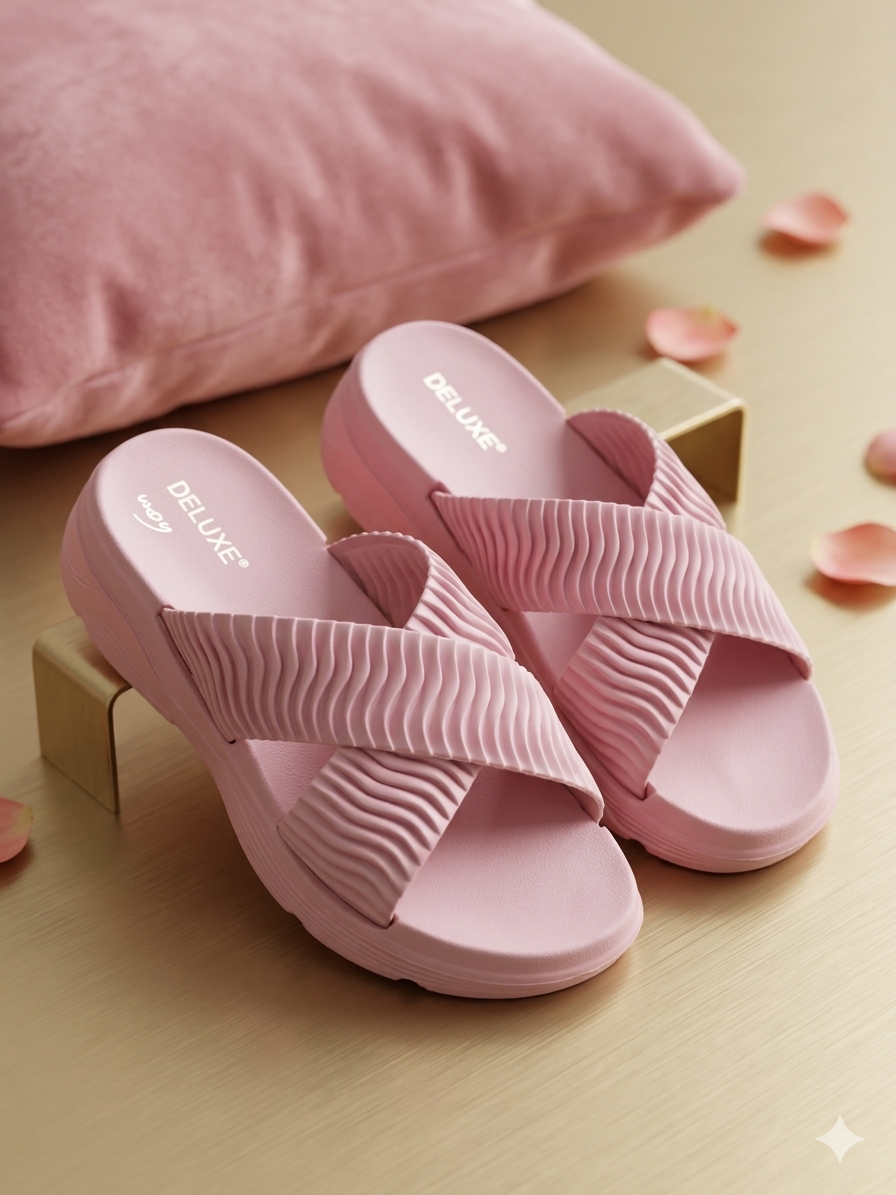 Thick sole medicated slippers for girls
