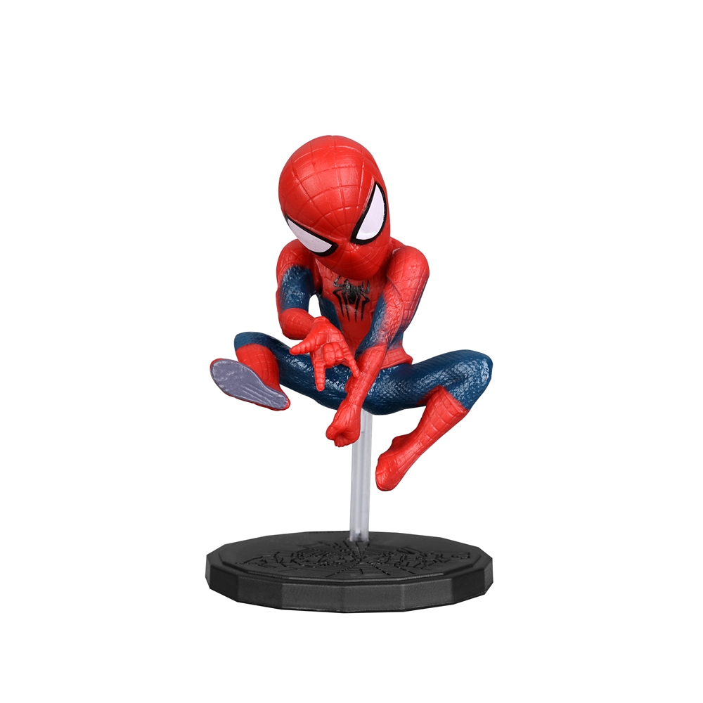 @@Hot Toys Superhero Spider 4pcs/Set 6-8cm Action Figure Anime Decoration Collection Figurine Mini Doll Toys Model Children