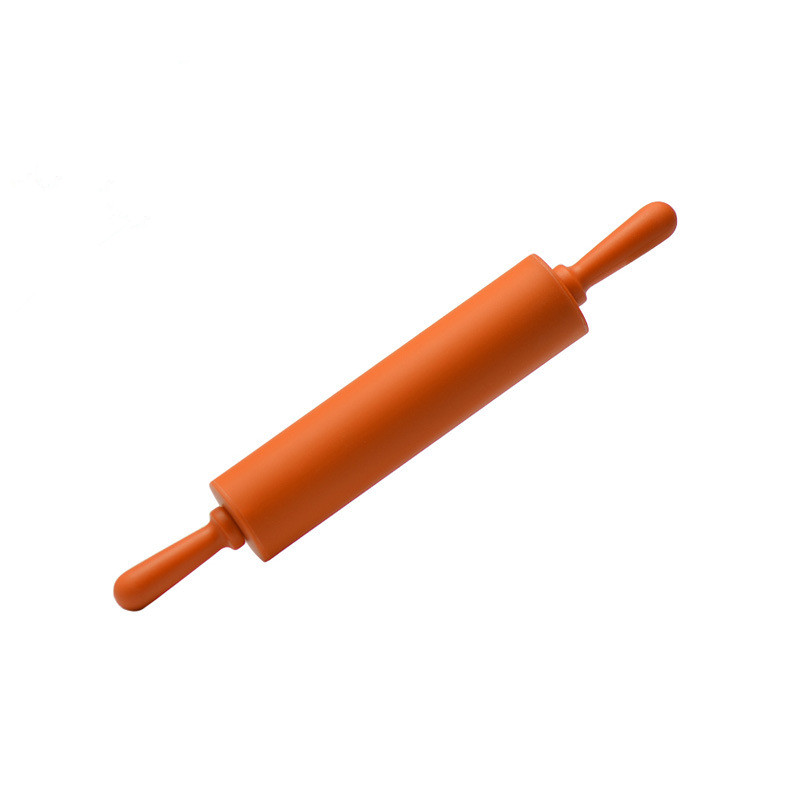 Silicone Dough Roller Middle Size Rolling Pin Colorful Pastry Tool 12inch Long