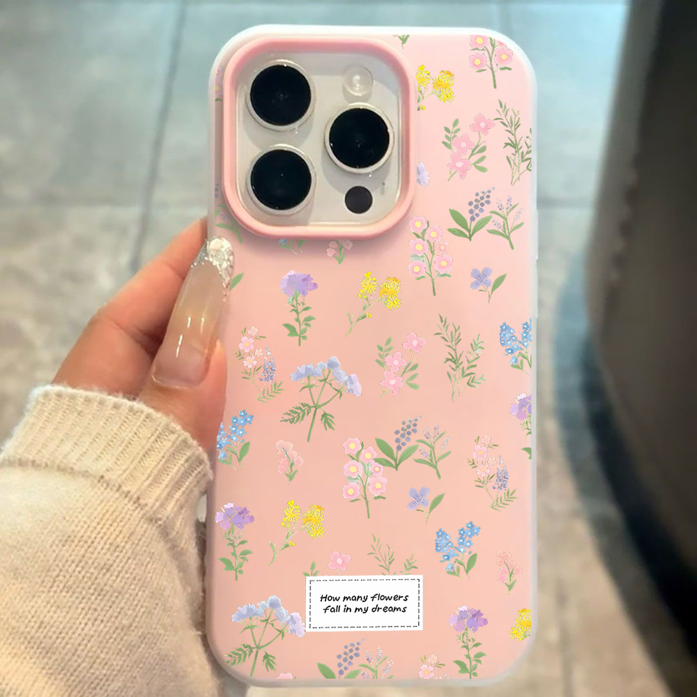 Wildflower Candy Colors Phone Case for  Redmi Note 14 13 12 11 10 Pro Plus 4G 5G Redmi 14C 13C 15C Silicone TPU Cover
