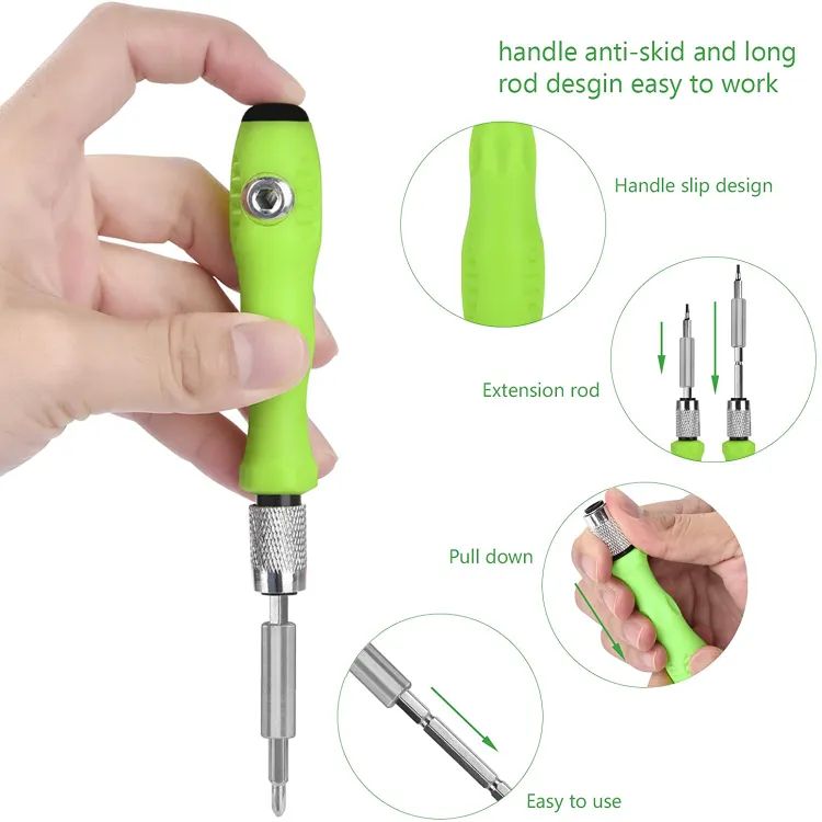32 in 1 Magnetic Screwdrivers Torx Precision Mini Screwdriver Set Repair Tools Kit For Mobile Phones Tablet PC Laptop Electronics