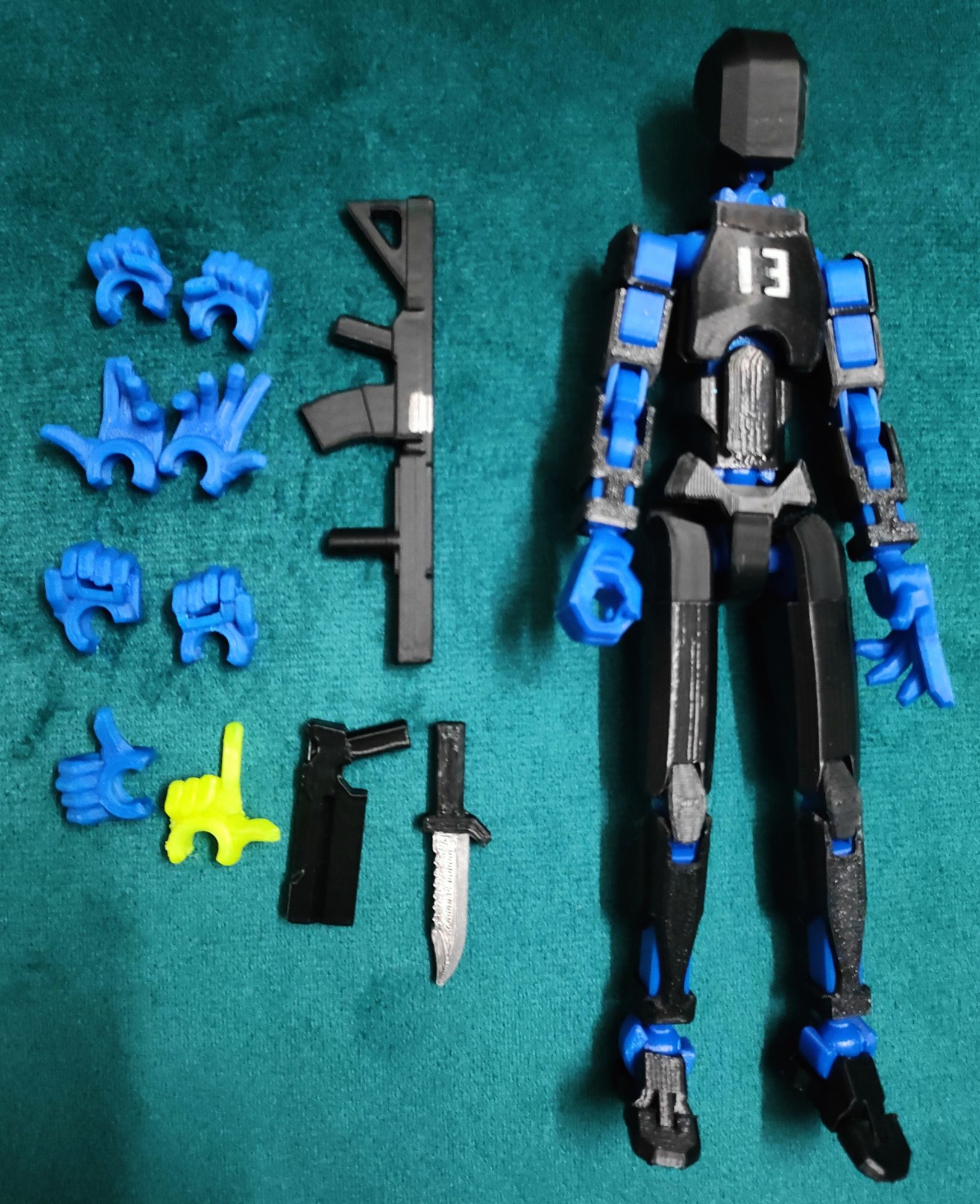 Action Toy Figure Dummy Titan 13 Articulated posable Assembled Large Size