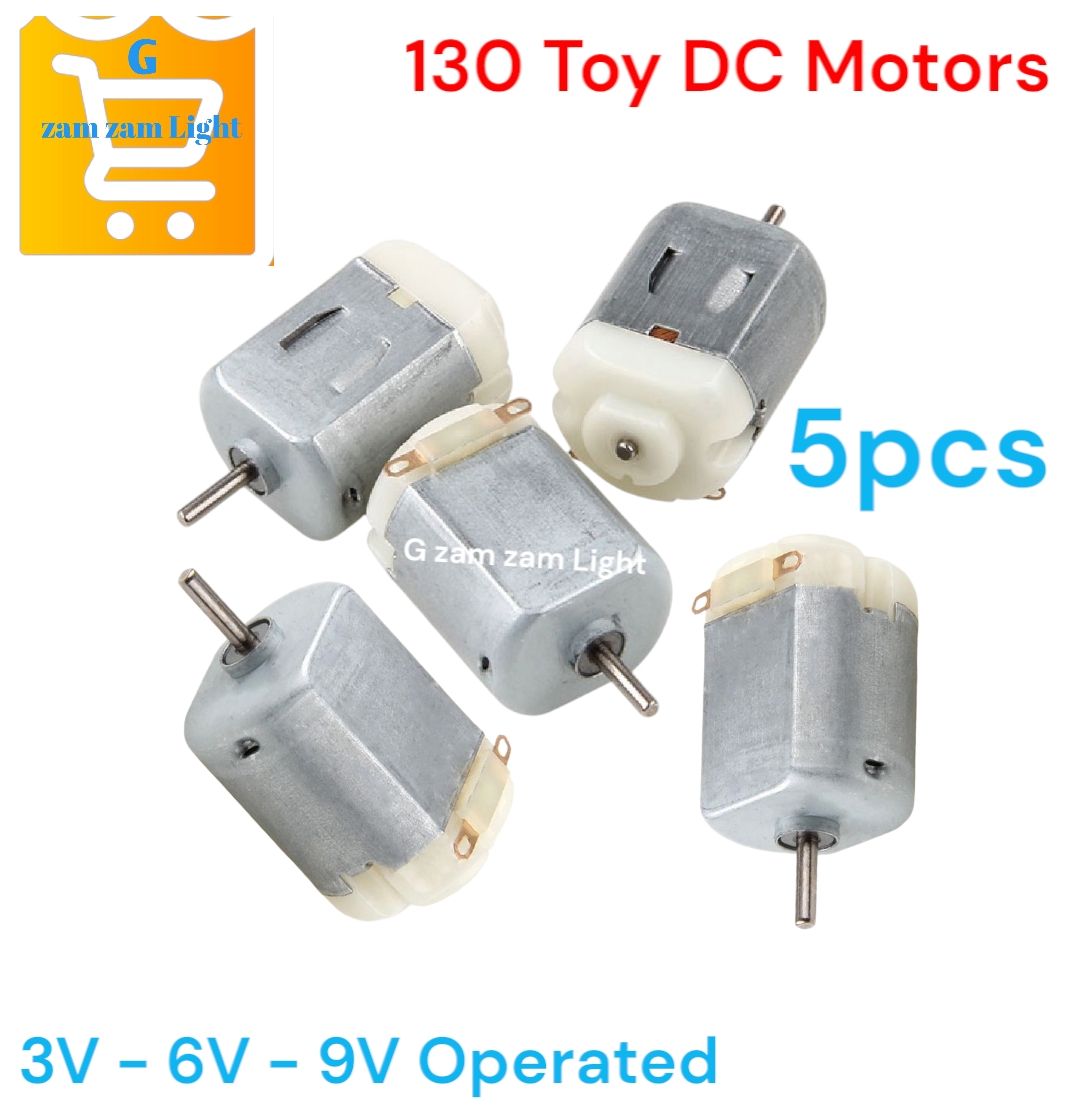 2/5pcs DC 3V-6-9V 130 Mini DC Motor For DIY Electric Toy Car Robot DIY Parts