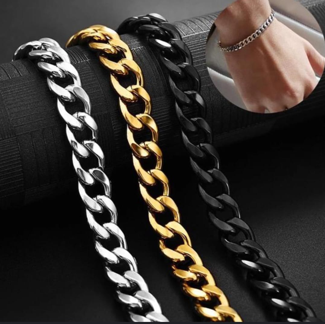 Pack Of 2 Top Fashion Men's Luxury Watches Deal   -Elegant Mens Casual Watch +Chain Braclate For Men -High Quality Business Watch  In  Random dial Design