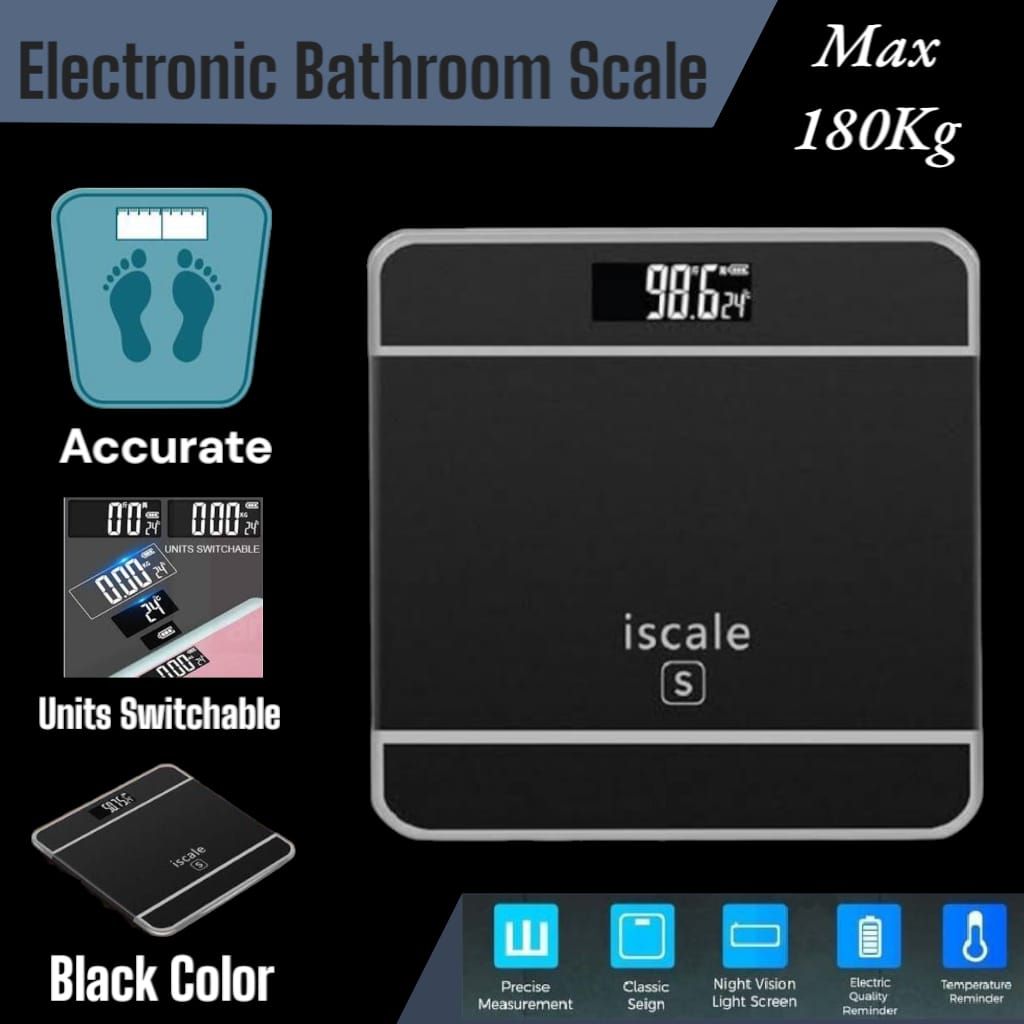 Imported 100% Accurate Tempered Glass Electronic Digital Body Weight Scale Digital Body Weight Machine Digital Personal Body Weighing Scale Digital Personal Body Weighing Machine Digital Bath Scale Digital Bathroom Scale Portable Weight Scale Machine