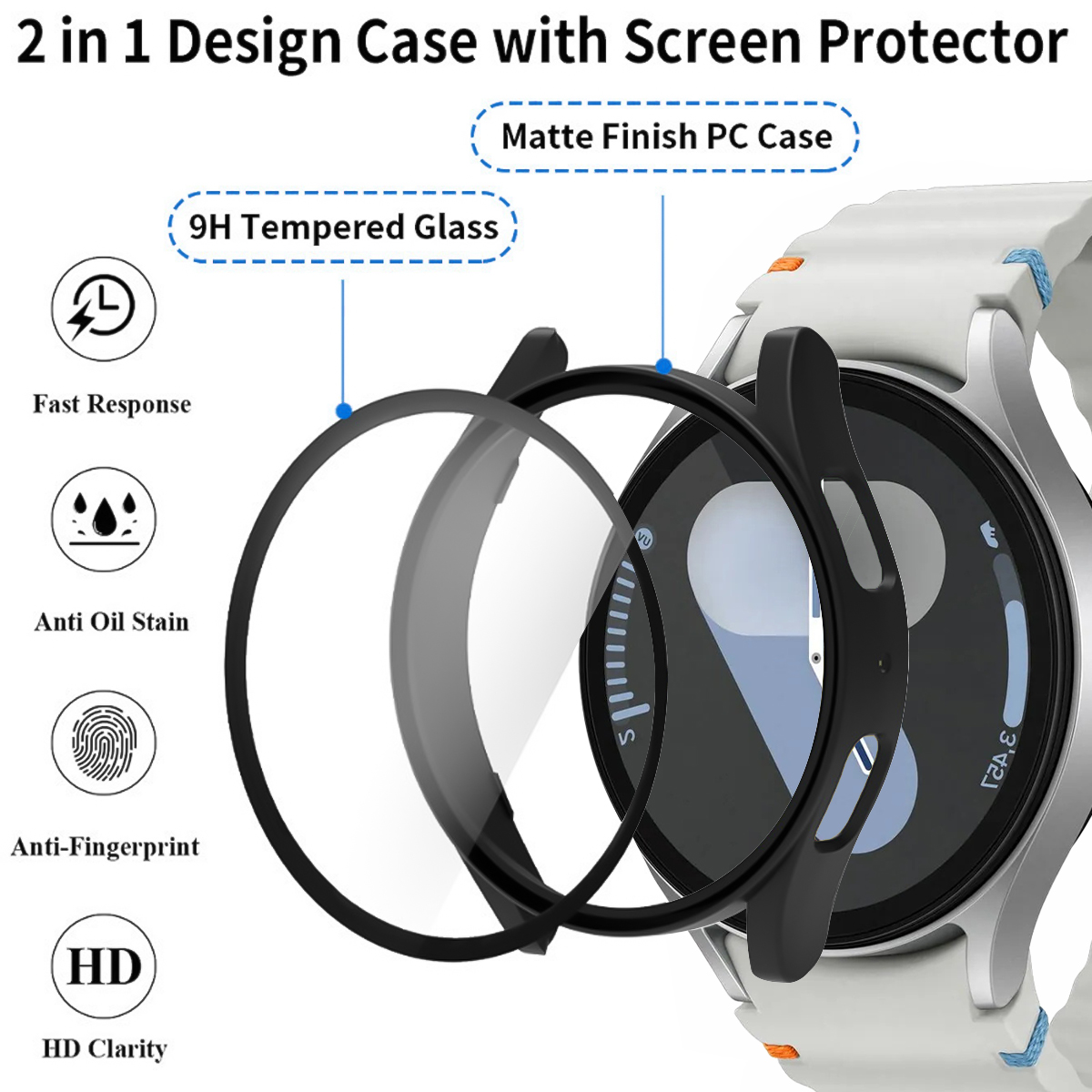 Screen Protector Case For Galaxy Active Case Samsung Galaxy Watch
