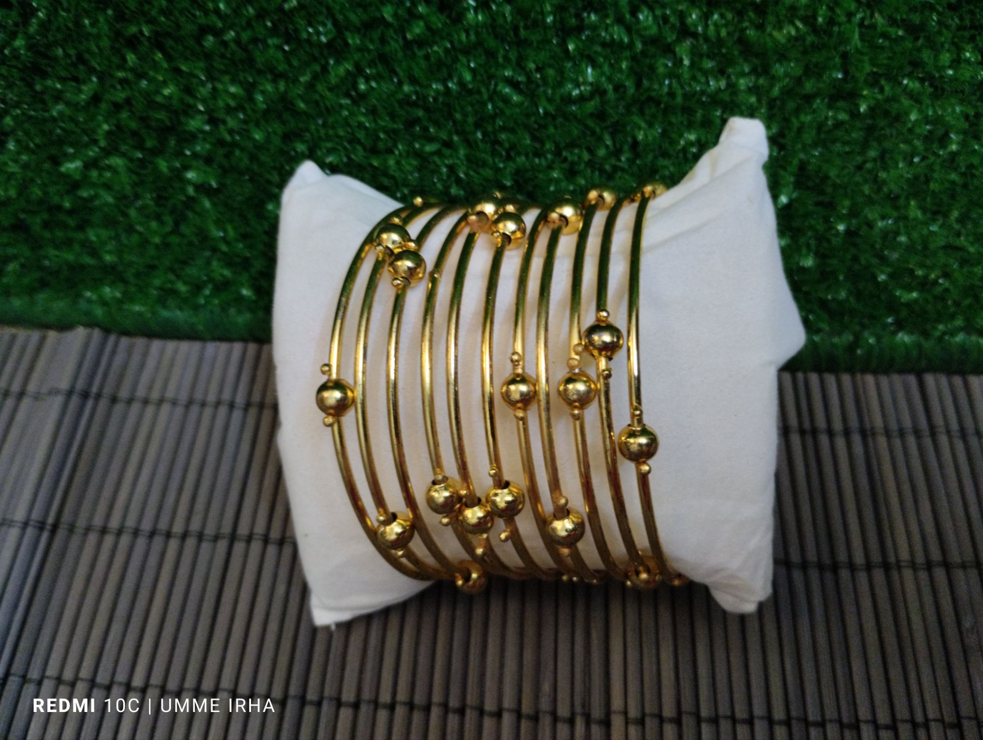 Steel Pearl Bangles