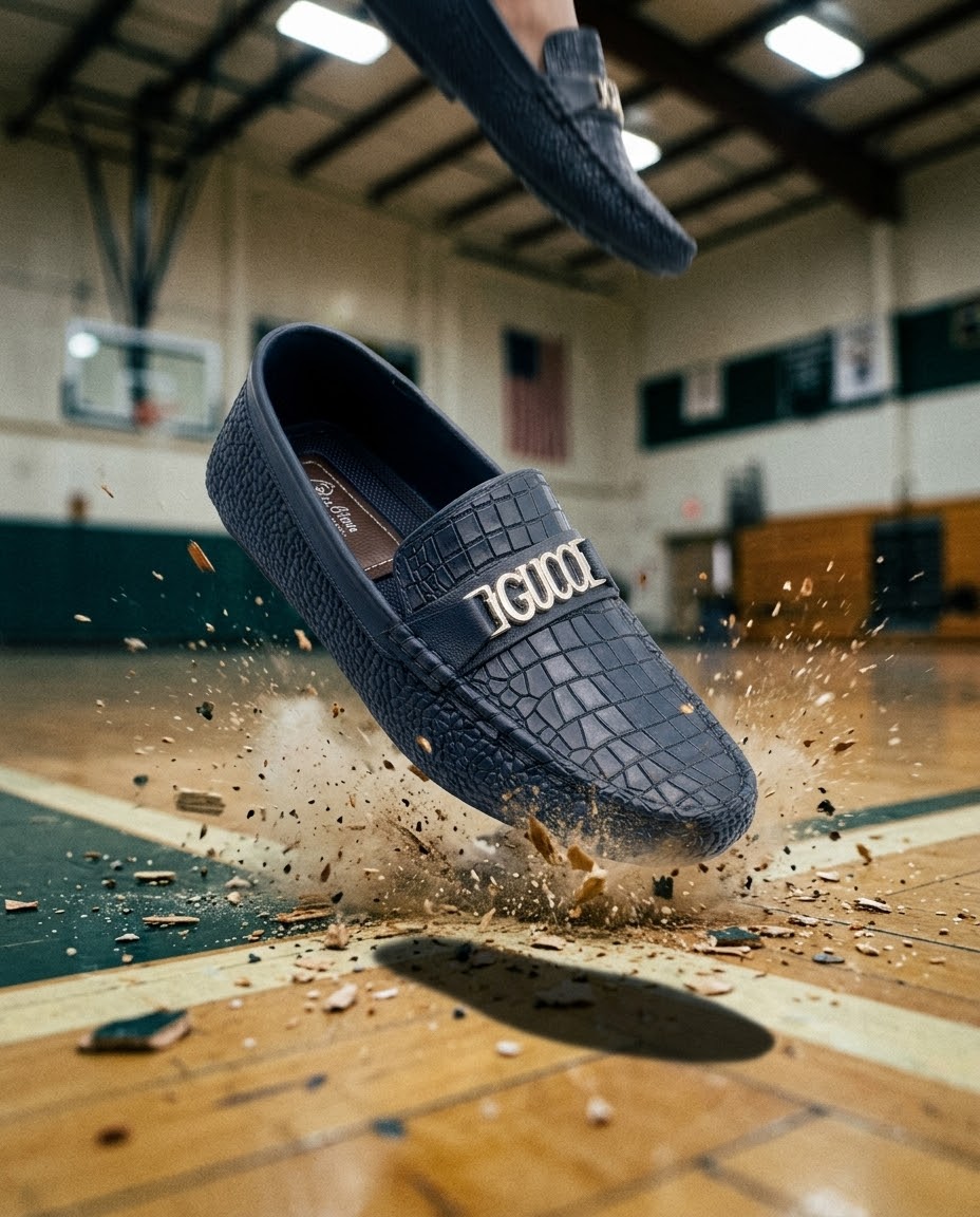 Crocodile Texture Mocassions & Loafers for Mens Stylish Winter Rubber Mens Casual Loafers Shoes