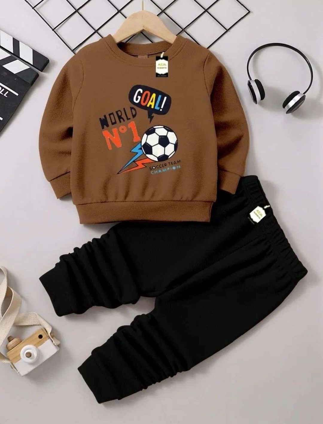 Sweatshirt And Pajama Trousers For Kids Baby Boys And Baby Girls Dresses Tracksuit Imported Comfy Winter Warm Top Clothes Set Dresses Outfit Suit For Unisex Jannat Store Winter Collection