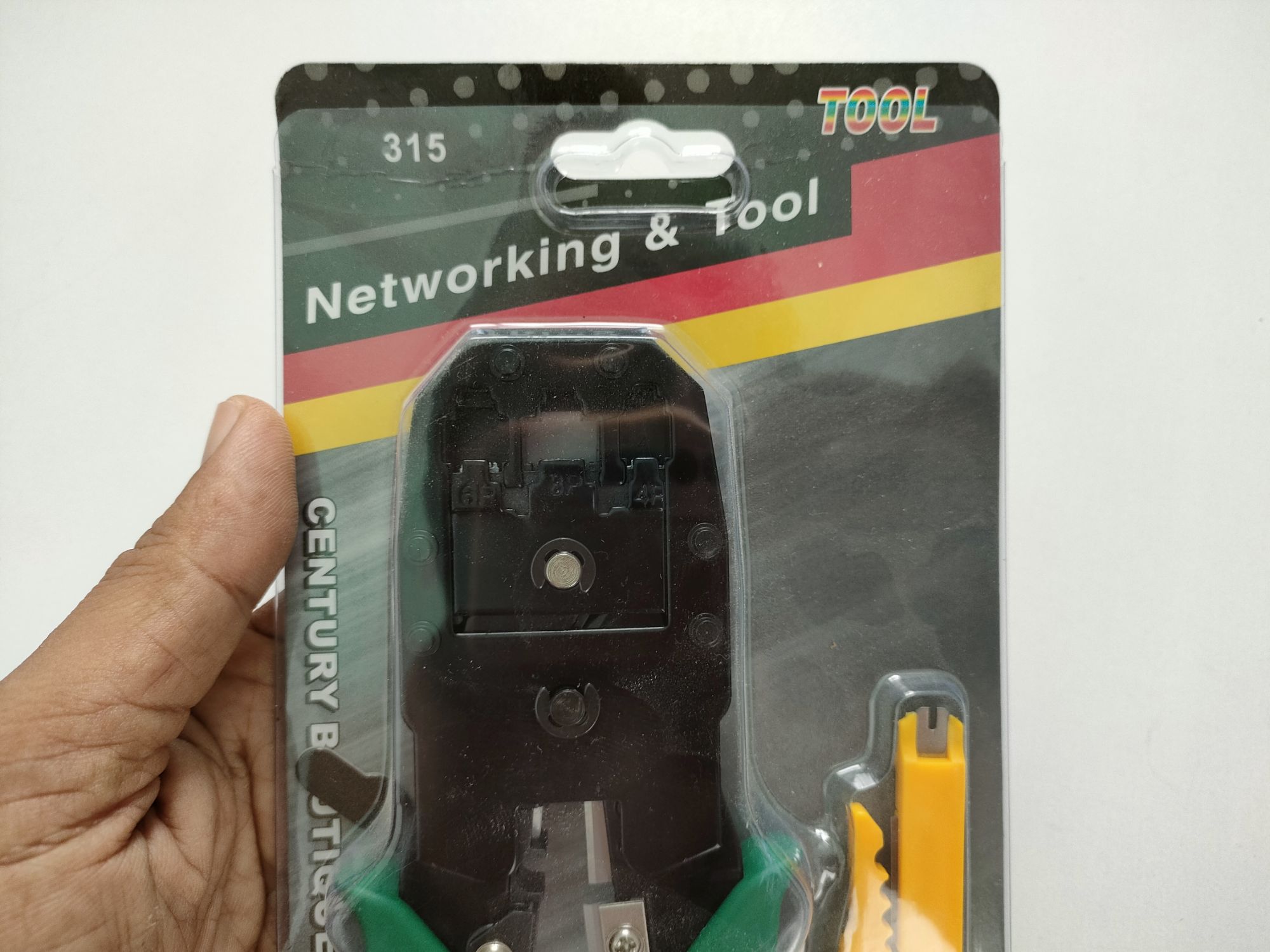 RJ45 3 in 1 Network LAN Ethernet Cable Crimping Tool RJ45 RJ11 RJ12 Crimper Cutter Wire Stripper 8P8C 6P6C 4P4C Multifunction Portable Networking Repair Tool for Cat5 Cat5e Cat6 Cat6A Cat7 Modular Connectors Premium Quality